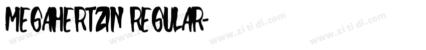 MegahertzIn Regular字体转换